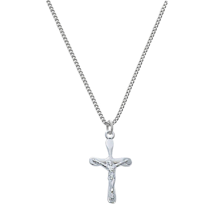 Child's Crucifix Sterling Silver on 16"-18" Chain