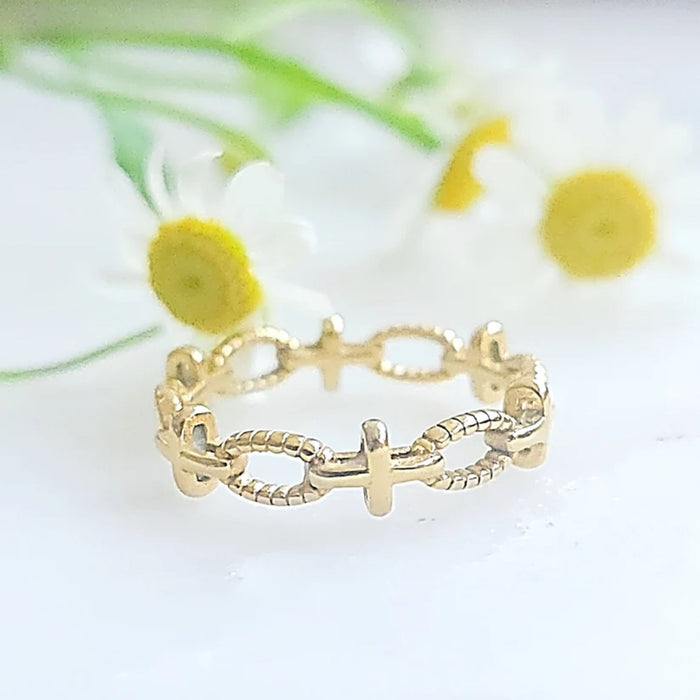 Crown of Life in Gold Size 8