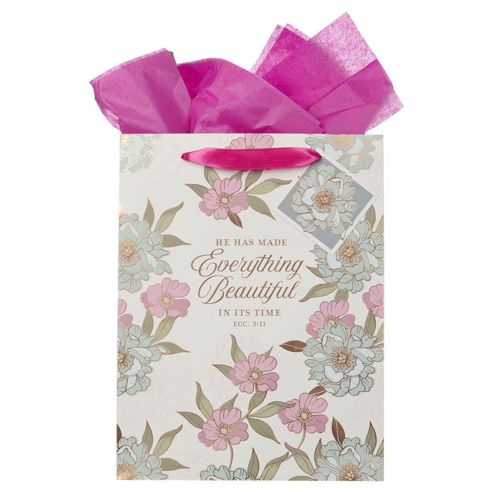 Gift Bag (Large) Everything Beautiful with Whimsical Blooms