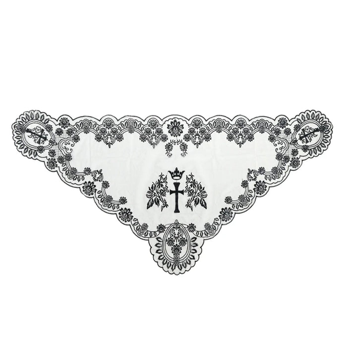Black Cross and Crown Chapel Veil