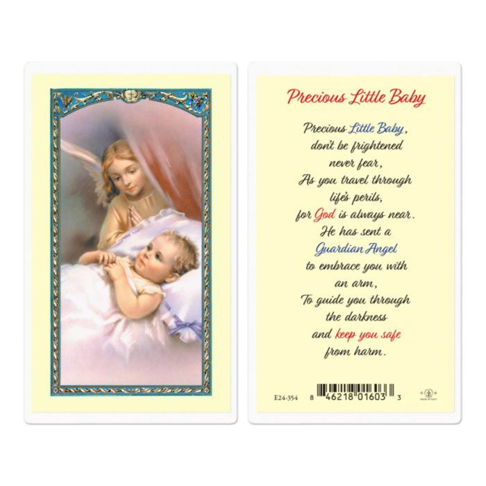 Precious Little Baby Holy Card
