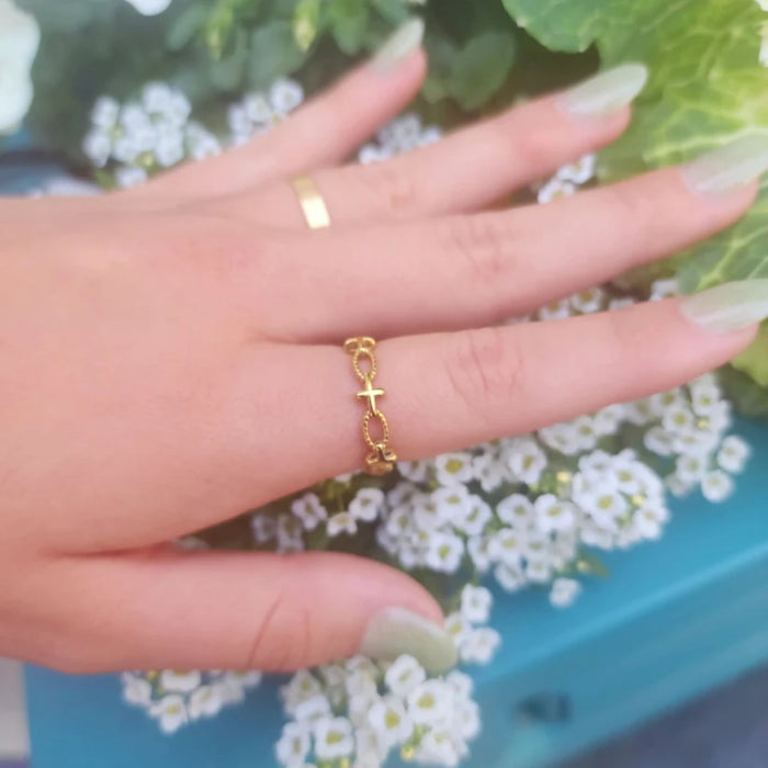 Crown of Life in Gold Size 8