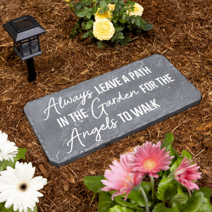 Garden Path Stone "Always Leave A Path for the Angels"