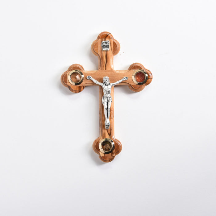 Olive Wood Holy Land Crucifix