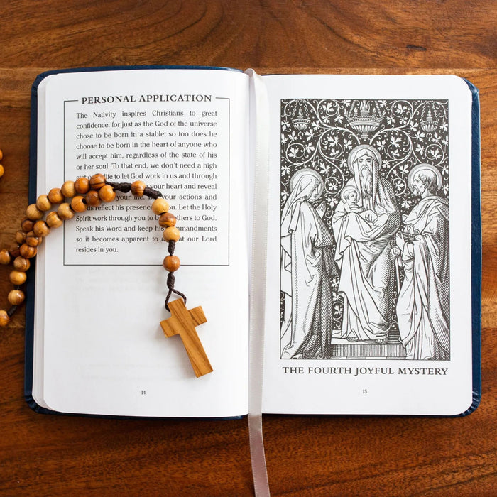 Pocket Guide to the Rosary in Leather
