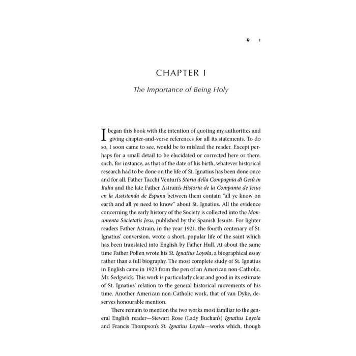 Saint Ignatius By Christopher Hollis