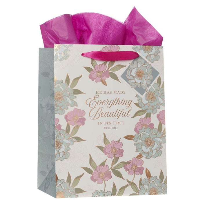 Gift Bag (Large) Everything Beautiful with Whimsical Blooms