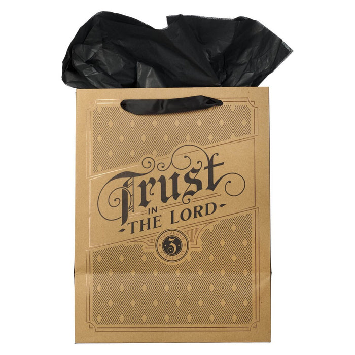 Gift Bag (L) Trust in the Lord Brown