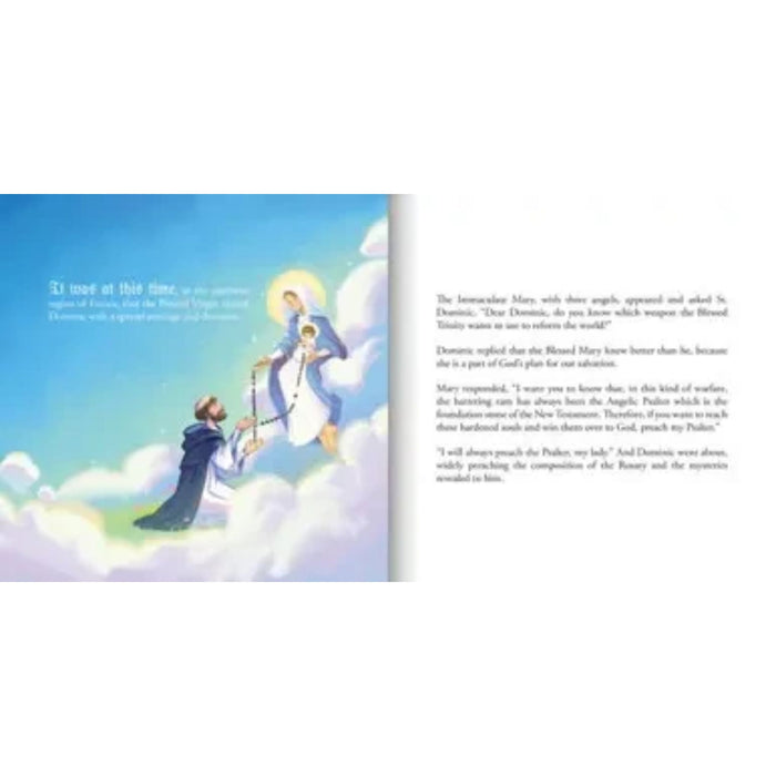 Saint Dominic and the Rosary by Shaun McAfee