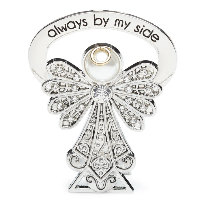 Crystal Bedside Angel 2.5" Metal