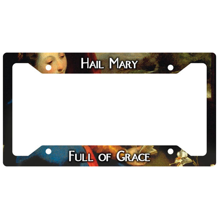 Hail Mary License Plate Frame