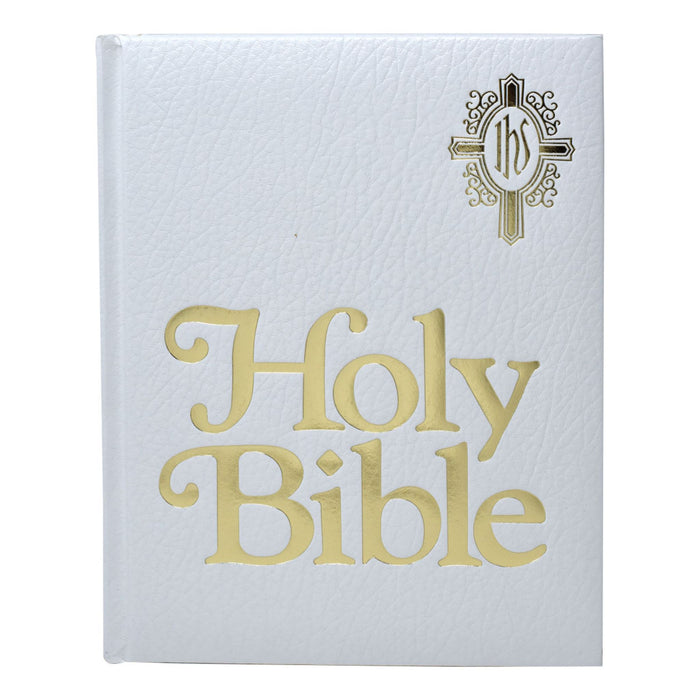 New Catholic Bible Family Edition in White