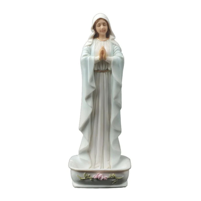 Rosary Holder Praying Virgin Hand Painted