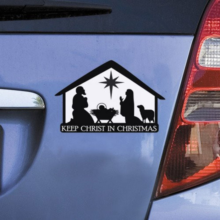 Auto Magnet Keep Christ in Christmas