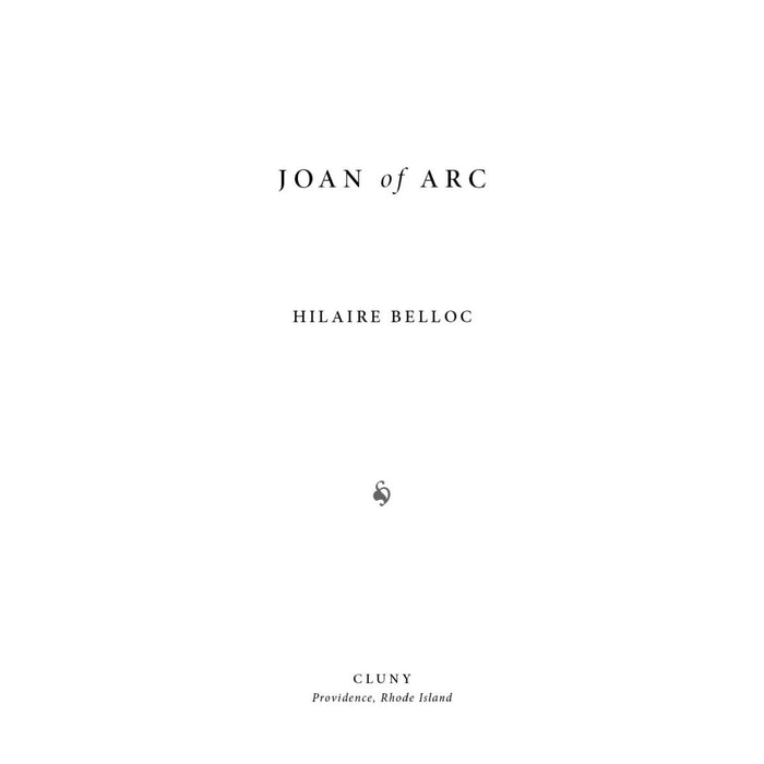 Joan of Arc by Hilaire Belloc