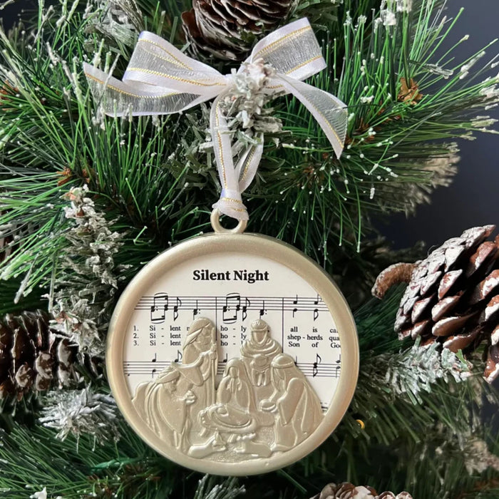 Christmas Carol Ornament "Silent Night"