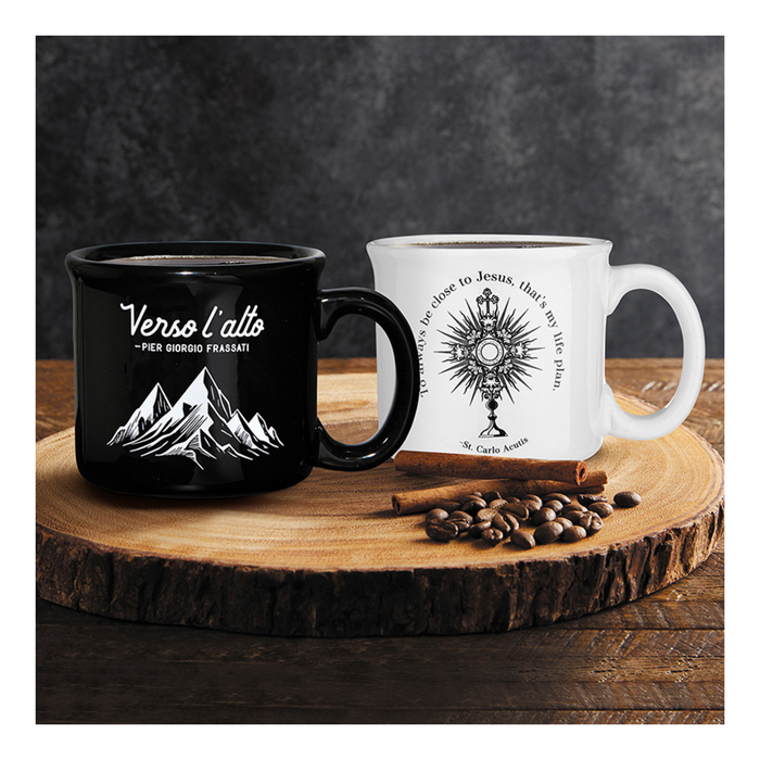St Carlo Acutis Be Close to Jesus Mug