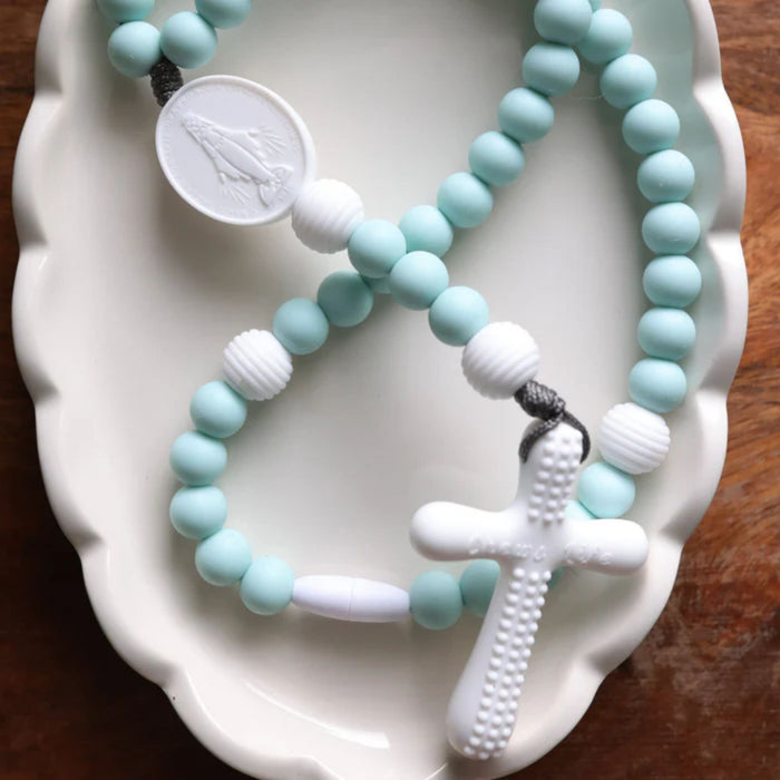 Baby Rosary John the Baptist Blue