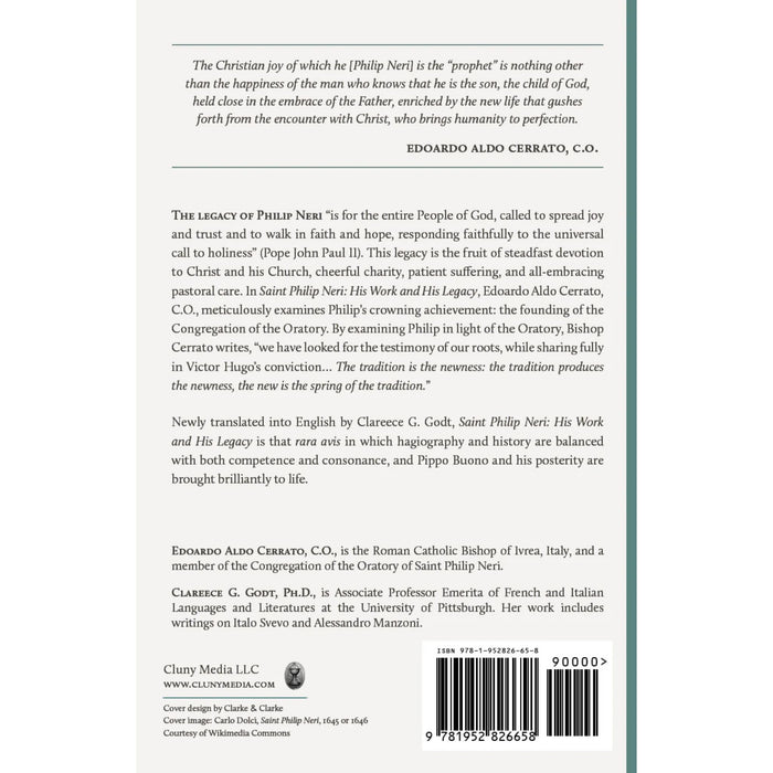 Saint Philip Neri by Edoardo Aldo Cerrato, C.O.