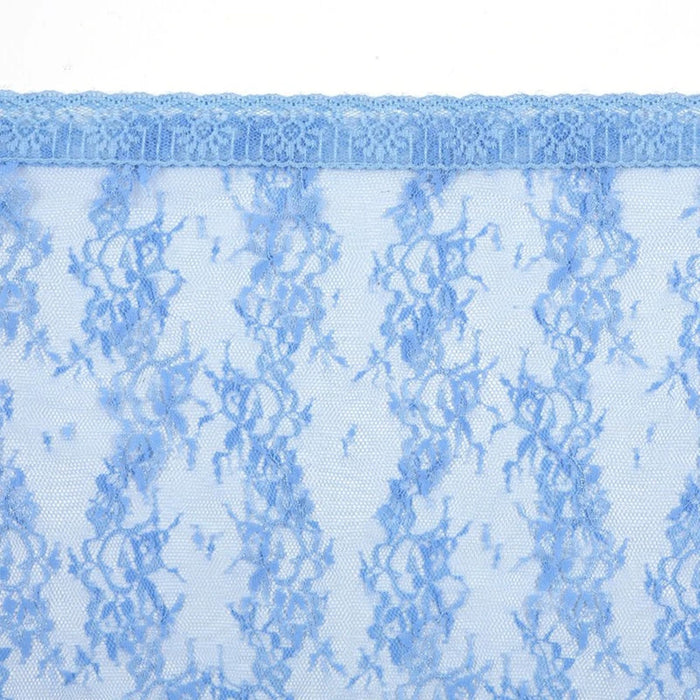 Infinity Light Blue Chapel Veil