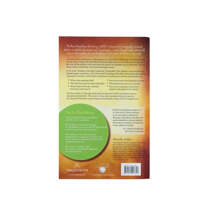 Theology of the Body for Beginners Revised Edition by Dr. Christopher West