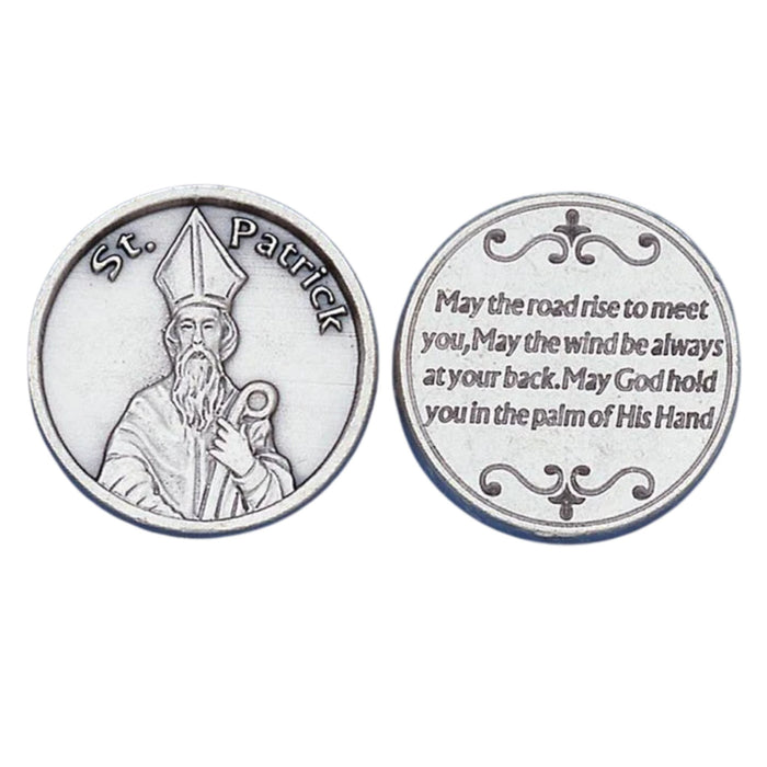 St Patrick May the Road Rise to Meet You Pocket Token