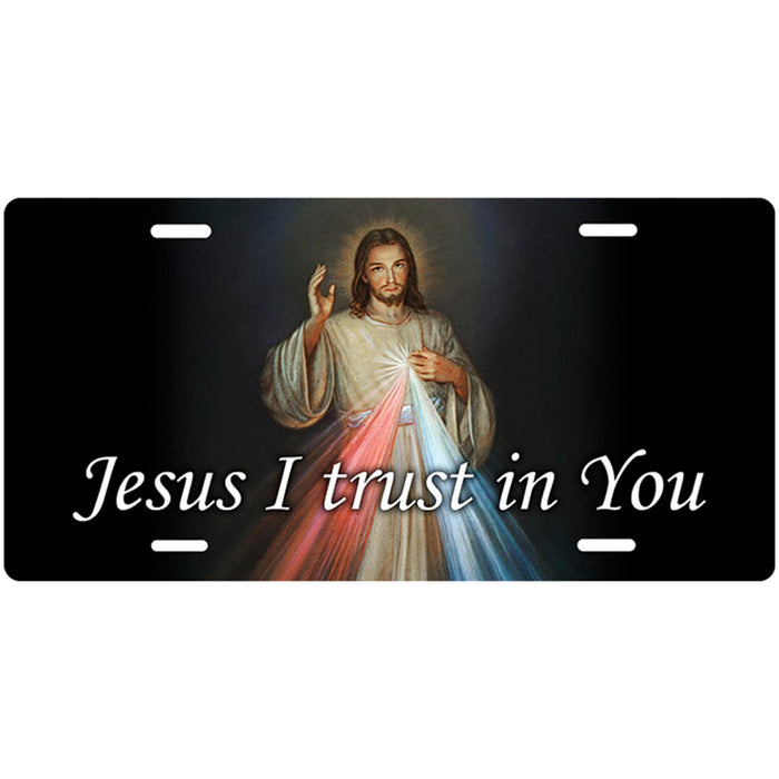 Divine Mercy License Plate