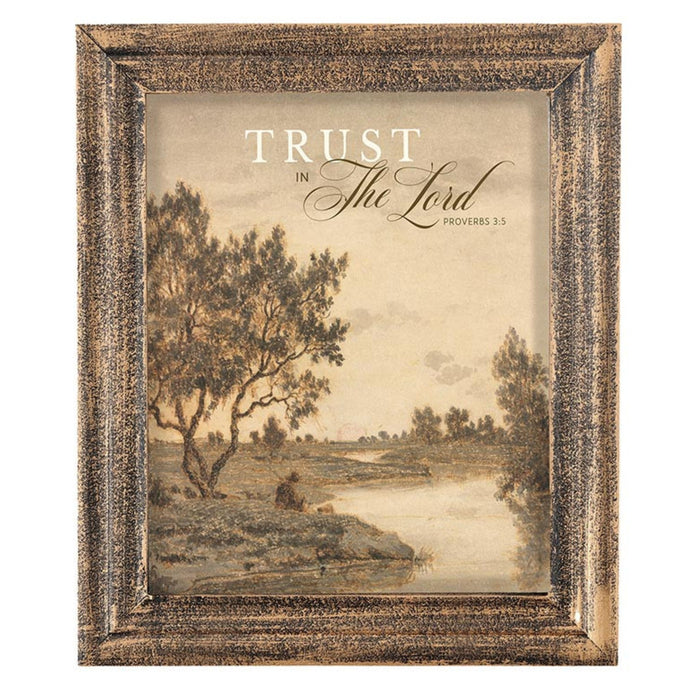 Trust In The Lord Framed Art