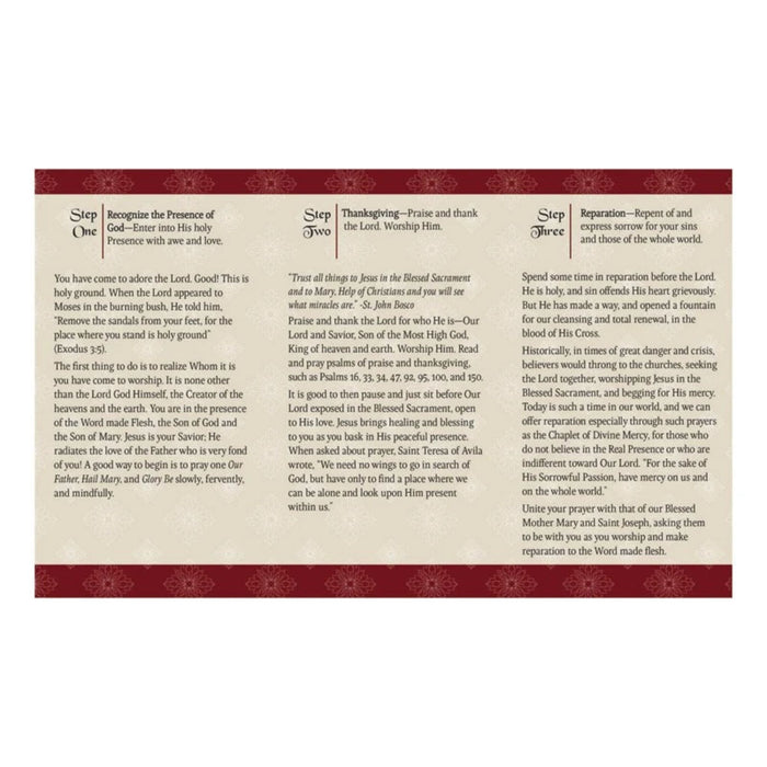 Adoration Trifold Card