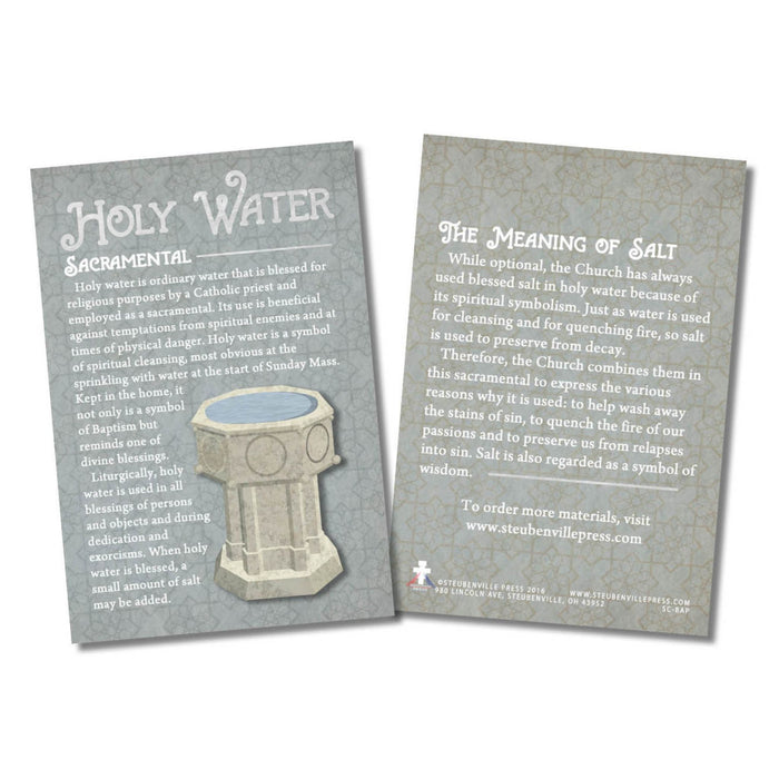 Holy Water Explained Card