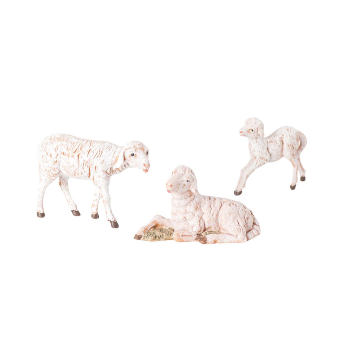 Fontanini White Sheep Family - 5" Scale