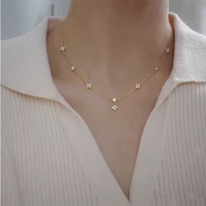 God's Love Endures Forever in Gold Necklace