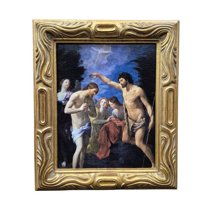 Baptism of Christ by Reni Framed Canvas