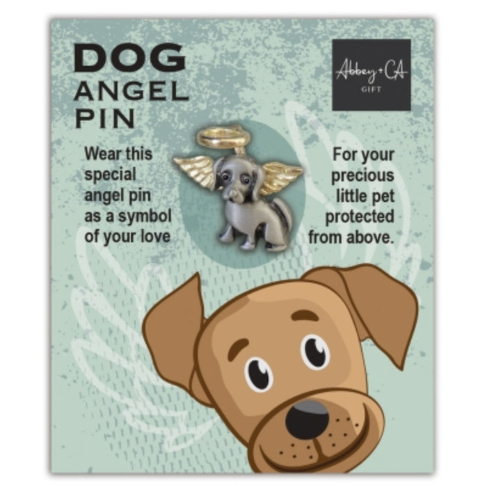 Dog Angel Pin