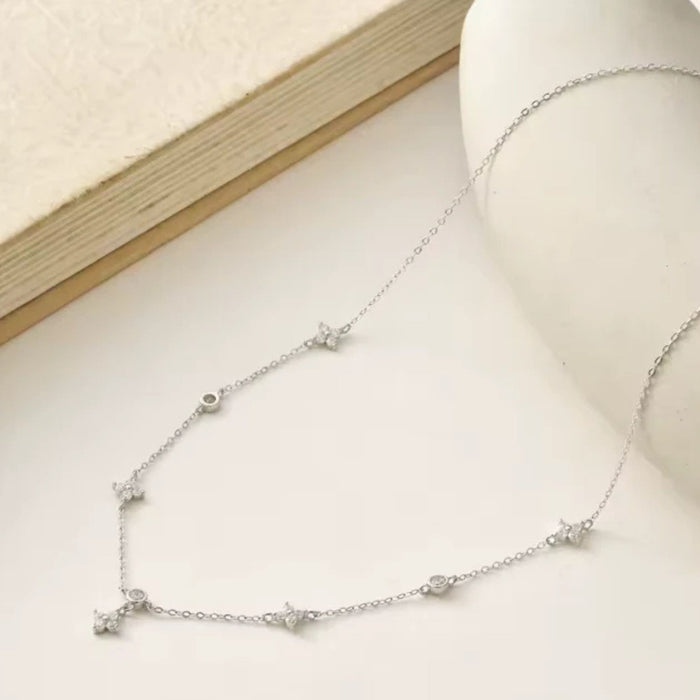 God's Love Endures Forever in Sterling Necklace