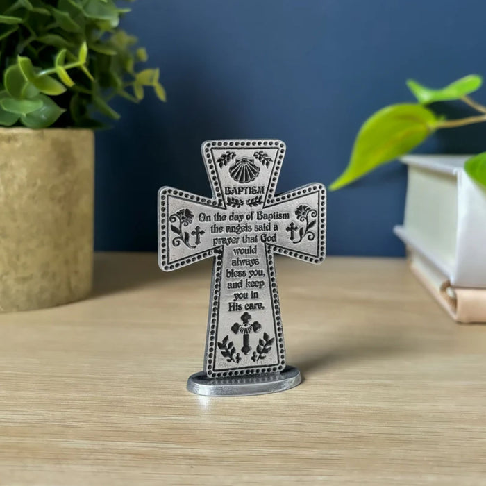 Baptism Standing Message Cross