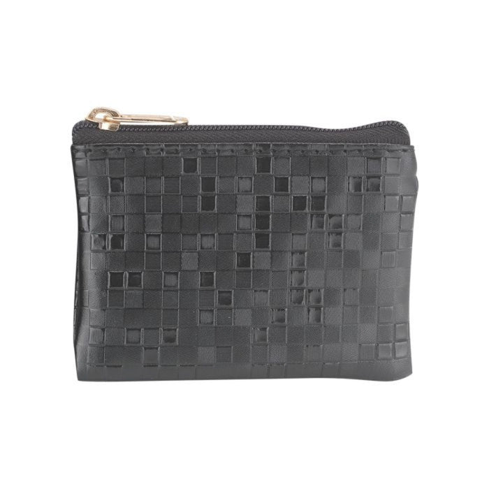 Rosary Case Black Mosaic Patterned