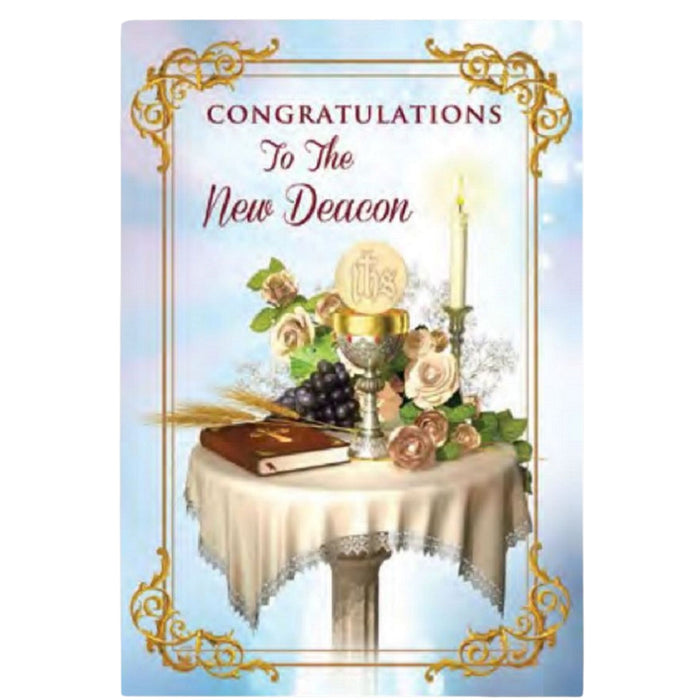 New Deacon Congratulations  (Ordination)