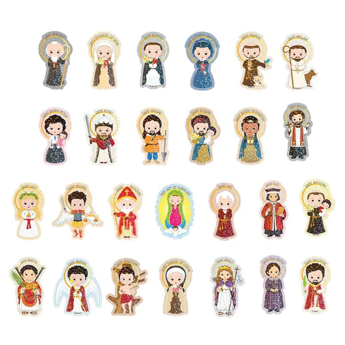 Shimmering Saint Stickers