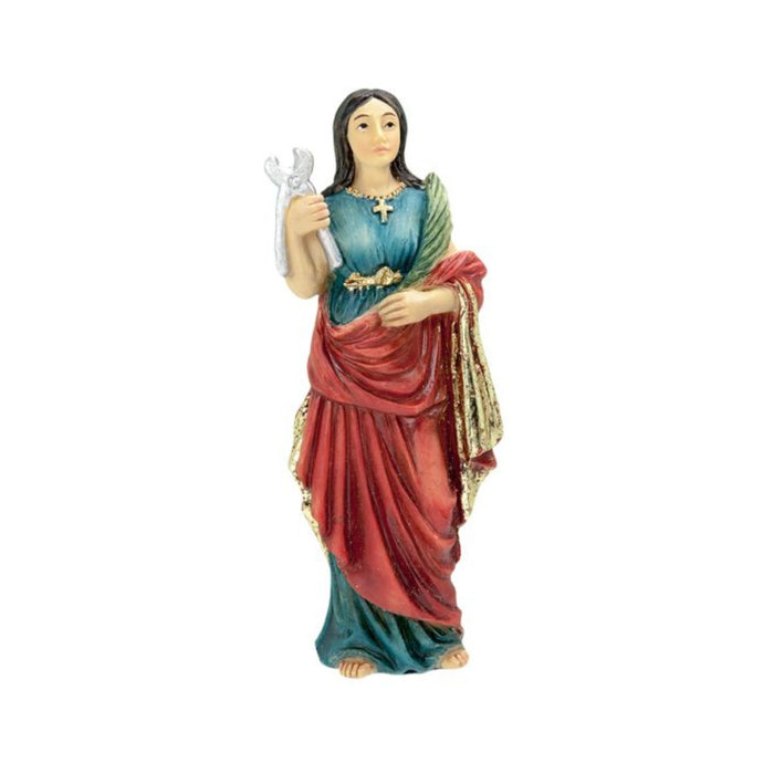 St Agatha 4" Hand Painted Patron & Protector