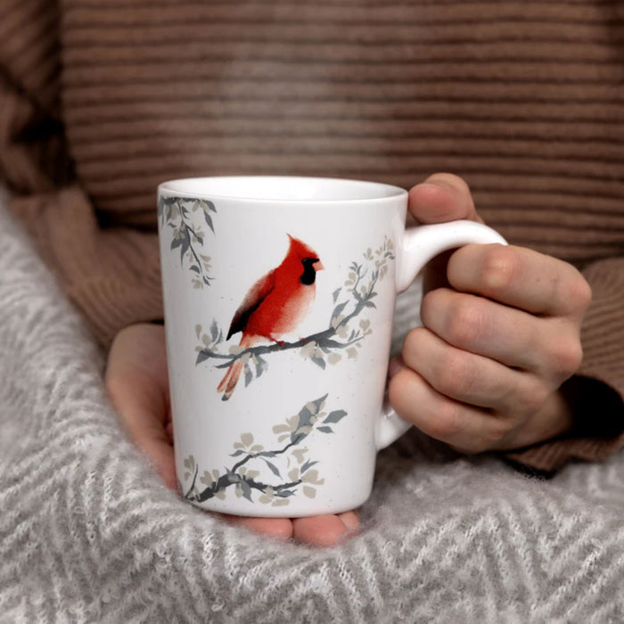 Coffee Mug with Cardinal on Branch 13oz