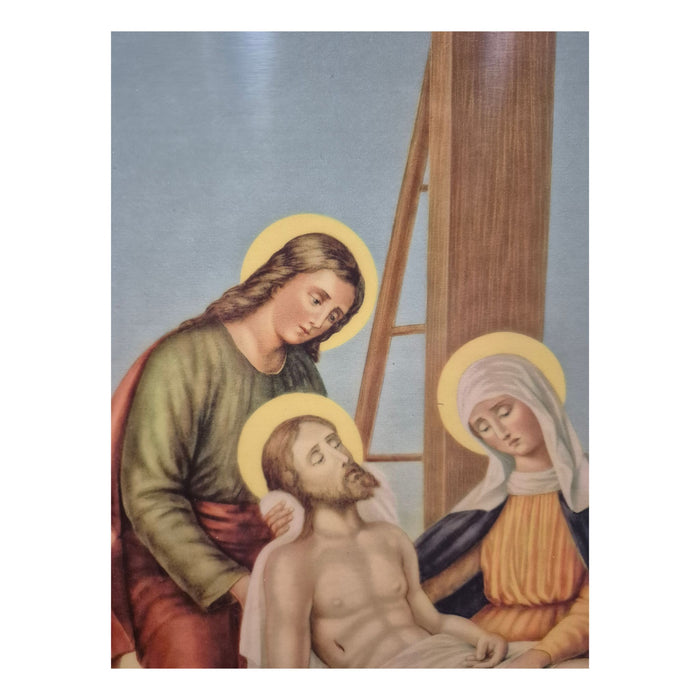 Crucifixion Scene in Gold Frame