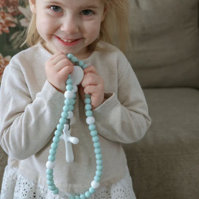 Baby Rosary John the Baptist Blue