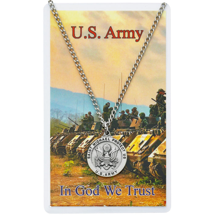 U.S. Army Pewter Medal and Card Set