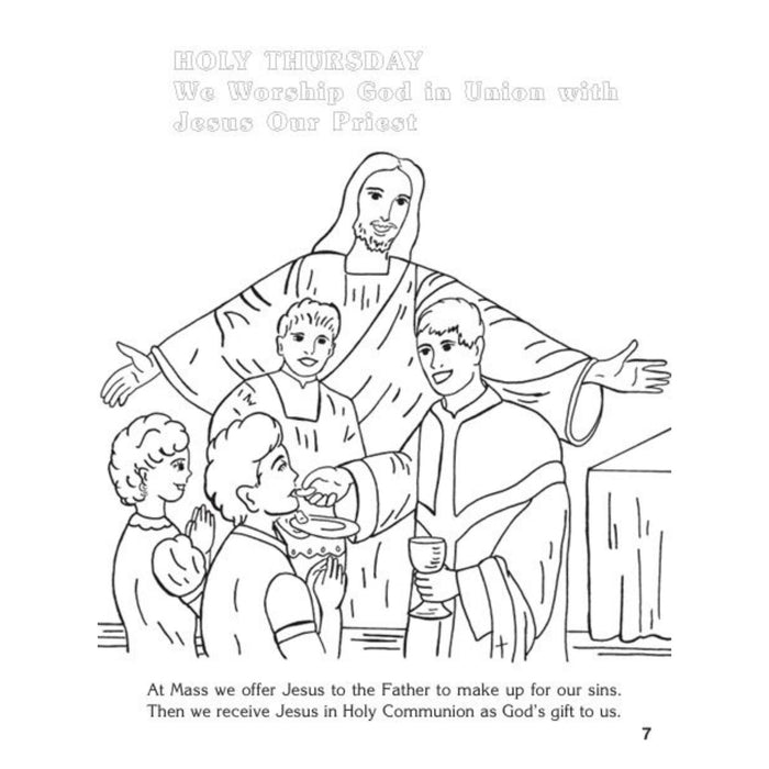 Coloring Book About Easter