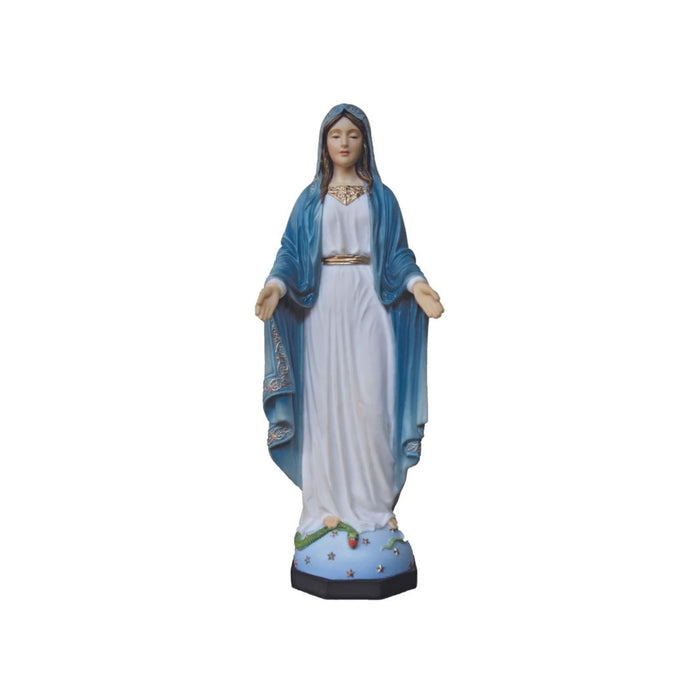 Our Lady of Grace Statue in Fully Hand-Painted Color 9"