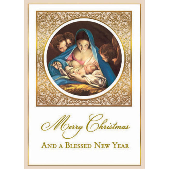 "Merry Christmas & A Blessed New" Boxed Card Set