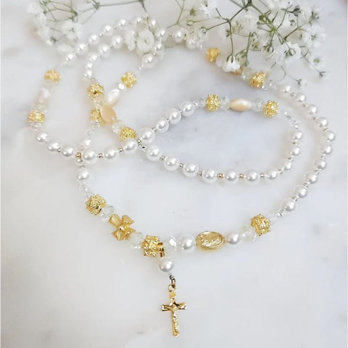 Immaculata Wrap Rosary Bracelet