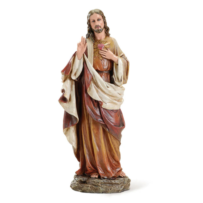 Sacred Heart of Jesus 10.25" Statue