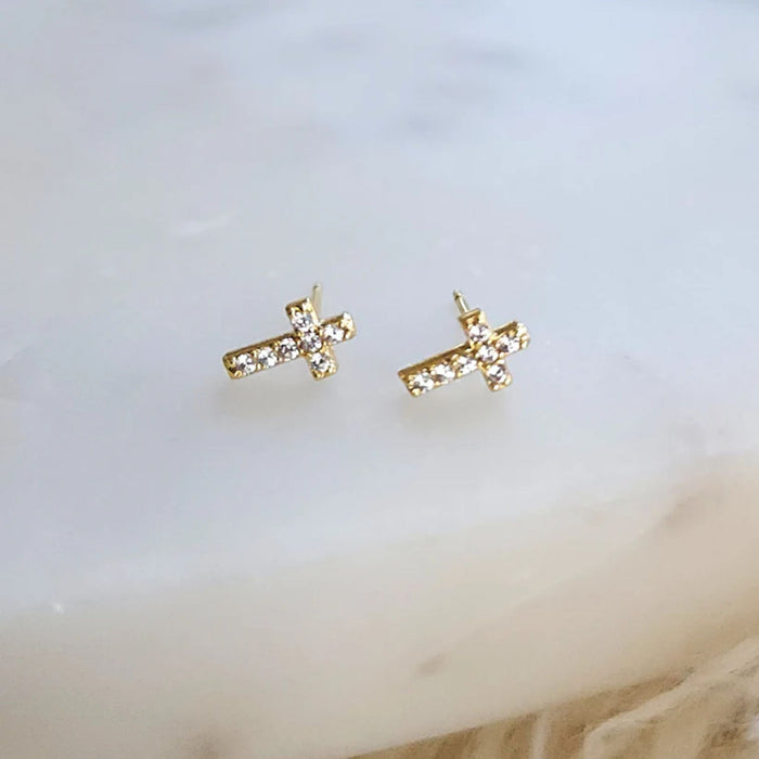 Heaven's Kingdom Earrings in Gold